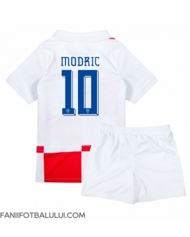 Croația Luka Modric #10 Echipament de Fotbal Replică European 2024 Copii Acasa (+ Șorturi)